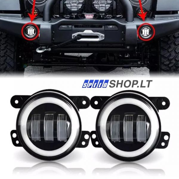 JEEP WRANGLER LED rūko žibintai ER